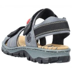 Rieker Womens Adjustable Sandals - Dusty Atlantic -Fashion Shoe Store Rieker 68851 14 Blue 5 6