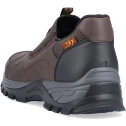 Rieker Mens Wide Fit Water Resistant Shoes - Brown -Fashion Shoe Store Rieker B6850 25 Brown 3 5
