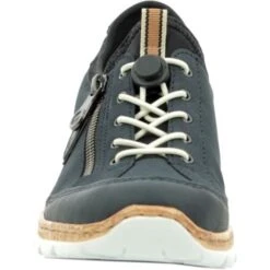 Rieker Womens N4263 Shoes - Blue Black -Fashion Shoe Store Rieker N4263 14 Blue 4 6