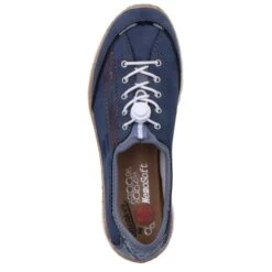 Rieker Womens N42T0 Slip On Shoe - Jeans Blue Marine Light Blue -Fashion Shoe Store Rieker N42T0 14 Blue 4 6