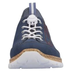 Rieker Womens N42T0 Slip On Shoe - Jeans Blue Marine Light Blue -Fashion Shoe Store Rieker N42T0 14 Blue 6 6
