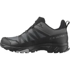 Salomon Mens X Ultra 4 GTX Wide Fit Waterproof Shoes - Magnet Black Monument -Fashion Shoe Store Salomon XUltra4Wide MagBkMon 5 10