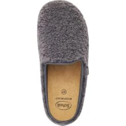 Scholl Womens Maddy Slippers - Dark Grey -Fashion Shoe Store Scholl Maddy DarkGrey 3 6