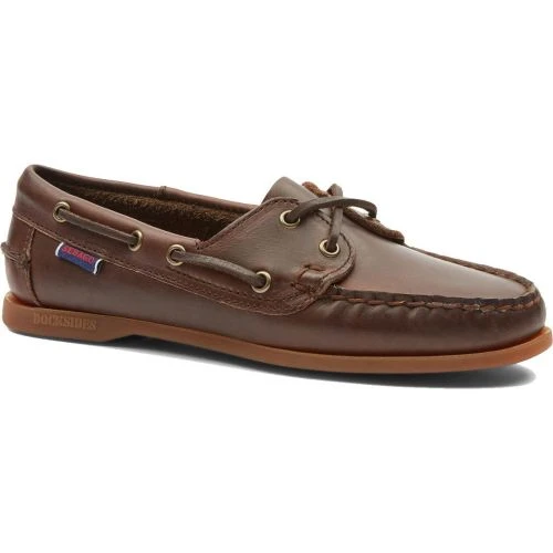 Sebago Womens Jacqueline Leather Deck Shoe - Dark Brown Gum 3 Sebago Womens Jacqueline Leather Deck Shoe - Dark Brown Gum