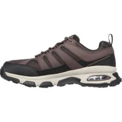 Skechers Mens Skech Air Envoy Water Repellent Walking Shoes - Brown Black -Fashion Shoe Store SkechAirEnvoy BrownBlack 4761190 1