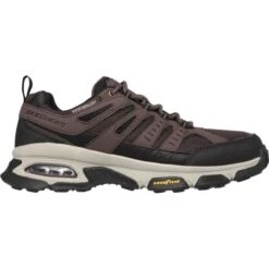 Skechers Mens Skech Air Envoy Water Repellent Walking Shoes - Brown Black -Fashion Shoe Store SkechAirEnvoy BrownBlack 5761191 1
