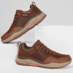 Skechers Mens Benago Hombre Waterproof Shoe - Dark Brown 13 Skechers Mens Benago Hombre Waterproof Shoe - Dark Brown -Fashion Shoe Store Skechers BenagoHombr DarkBrown 2 20