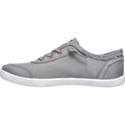 Skechers Womens Bobs B Cute Vegan Trainers - Grey -Fashion Shoe Store Skechers BobsBCute Gray 5 8
