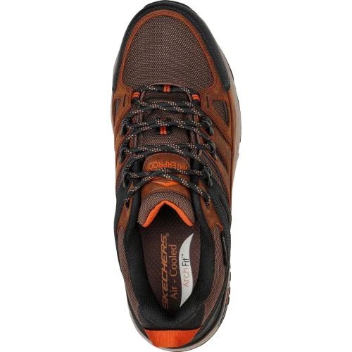 Skechers Mens Arch Fit Dawson Argosa Waterproof Walking Shoes - Dark Brown 4 Skechers Mens Arch Fit Dawson Argosa Waterproof Walking Shoes - Dark Brown - Image 2