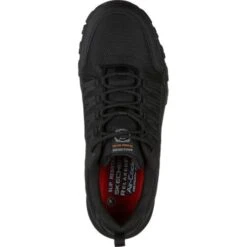 Skechers Mens Fannter SR Work Trainers Shoes - Black 9 Skechers Mens Fannter SR Work Trainers Shoes - Black -Fashion Shoe Store Skechers FannterSR Black 2 11