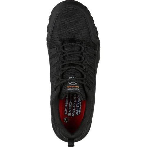 Skechers Mens Fannter SR Work Trainers Shoes - Black 5 Skechers Mens Fannter SR Work Trainers Shoes - Black - Image 3