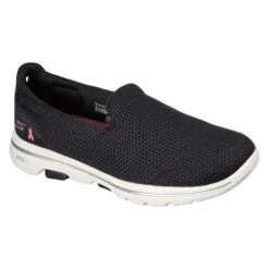 Skechers Womens Go Walk 5 BCA Slip On Shoe - Black White
