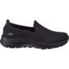 Skechers Mens Go Walk 6 Motley Trainers - Black Black -Fashion Shoe Store Skechers GoWalk6 Black 2 9