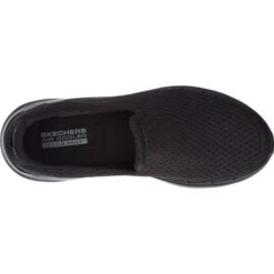 Skechers Mens Go Walk 6 Motley Trainers - Black Black -Fashion Shoe Store Skechers GoWalk6 Black 3 9