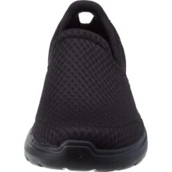 Skechers Mens Go Walk 6 Motley Trainers - Black Black -Fashion Shoe Store Skechers GoWalk6 Black 5 9