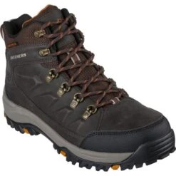 Skechers Mens Relment Daggett Water Repellent Boots - Chocolate
