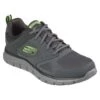 Skechers Mens Track Syntac Trainers - Charcoal -Fashion Shoe Store Skechers TrackSyntac Charcoal 5 11