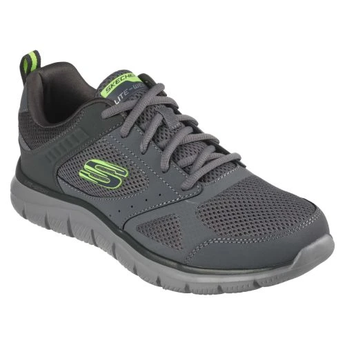 Skechers Mens Track Syntac Trainers - Charcoal 3 Skechers Mens Track Syntac Trainers - Charcoal