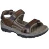 Skechers Mens Tresmen Hirano Adjustable Sandal - Brown -Fashion Shoe Store Skechers TredmenHirano Brown 1 12