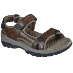 Skechers Mens Tresmen Hirano Adjustable Sandal - Brown