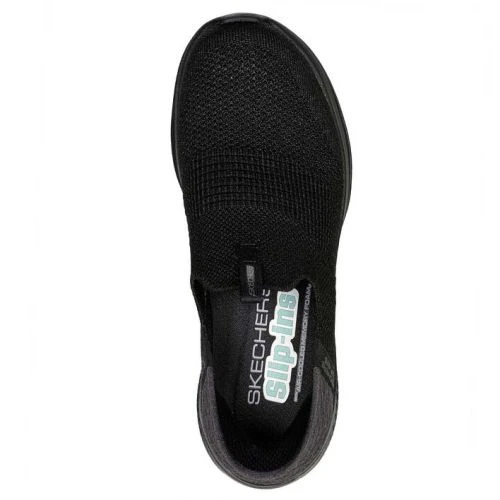 Skechers Womens Slip In Ultra Flex 3.0 Smooth Step Stretch Fit Trainers - Black Black 4 Skechers Womens Slip In Ultra Flex 3.0 Smooth Step Stretch Fit Trainers - Black Black - Image 2