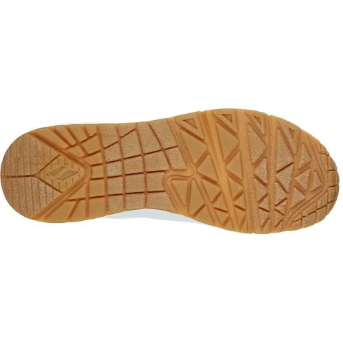 Skechers Womens Uno Stand On Air Trainers - White 6 Skechers Womens Uno Stand On Air Trainers - White - Image 4