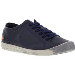 Softinos Womens Isla Trainers - Navy Smooth
