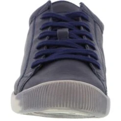 Softinos Womens Isla Trainers - Navy Smooth -Fashion Shoe Store Softinos ISLA SmoothNvy02 5