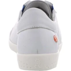 Softinos By Fly London Womens Iddy Trainers - White Blue Elastic -Fashion Shoe Store Softinos Iddy WhiteBlue 04 6