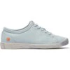 Softinos By Fly London Womens Isla Trainers - Washed Light Blue -Fashion Shoe Store Softinos Isla LightBLue 4 6