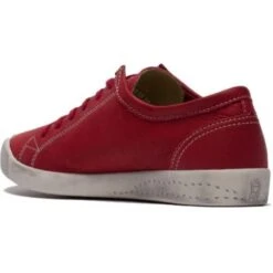 Softinos By Fly London Womens Isla Trainers - Smooth Red -Fashion Shoe Store Softinos Isla SMOOTHRed 3 6