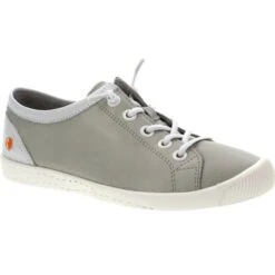 Softinos By Fly London Womens Isla II Trainers - Light Grey White