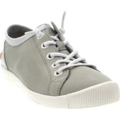 Softinos By Fly London Womens Isla II Trainers - Light Grey White -Fashion Shoe Store Softinos IslaII GreyWhite 4 6