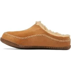 Sorel Mens Lanner Ridge Slippers - Camel Brown Curry -Fashion Shoe Store Sorel LannerRidge CamelBrown 4 5