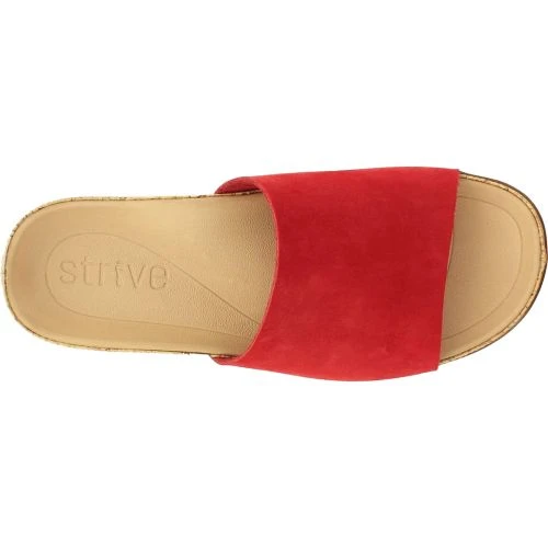 Strive Womens Ithaca Slide Sandals - Scarlet 4 Strive Womens Ithaca Slide Sandals - Scarlet - Image 2