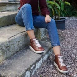 Strive Womens Kensington Boots - Dark Tan -Fashion Shoe Store Strive Kensington DarkTan 1 20