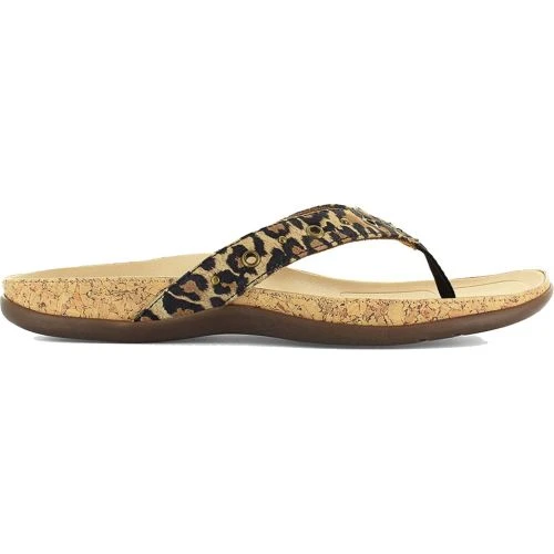 Strive Womens Saria Toe Post Sandals - Leopard 4 Strive Womens Saria Toe Post Sandals - Leopard - Image 2