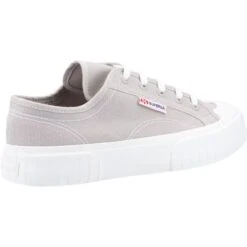 Superga Womens 2630 Stripe Trainers - Grey Colomba -Fashion Shoe Store Superga 2630Stripe GreyColomba 4 11