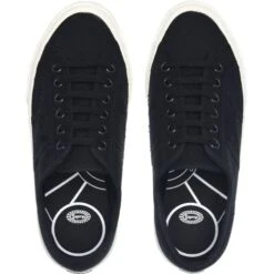 Superga Womens 2706 OG Trainers - Black White Ivory -Fashion Shoe Store Superga 2706OG BlackWhite 4 11