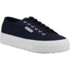 Superga Womens 2740 Platform Trainers - Navy Favorio -Fashion Shoe Store Superga 2740 Navy 2 11