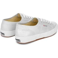 Superga Womens 2750 Lamew Trainers - Grey Silver -Fashion Shoe Store Superga 2750Lamew GreySilver 2 11
