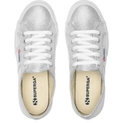 Superga Womens 2750 Lamew Trainers - Grey Silver -Fashion Shoe Store Superga 2750Lamew GreySilver 4 11