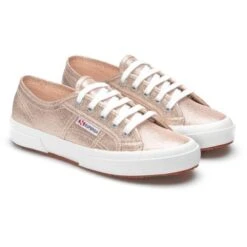 Superga Womens 2750 Lamew Trainers - Rose Platinum