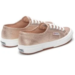 Superga Womens 2750 Lamew Trainers - Rose Platinum -Fashion Shoe Store Superga 2750Lamew RosePlatinum 2 23