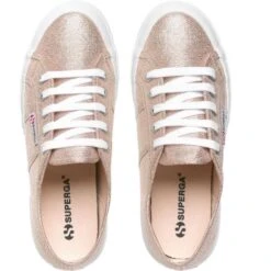 Superga Womens 2750 Lamew Trainers - Rose Platinum -Fashion Shoe Store Superga 2750Lamew RosePlatinum 4 23