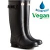 Hunter Womens Huntress Wide Fit Wellington Boots - Navy