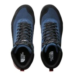 North Face Mens Back To Berkeley III Tex Waterproof Boots - Shady Blue TNF Black -Fashion Shoe Store TNF B2BIIITexWP Navy 3 9