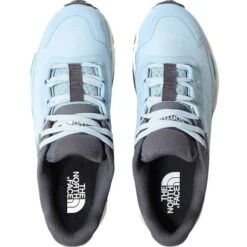North Face Womens Vectiv Exploris Futurelight Waterproof Walking Shoes - Beta Blue Vandis Grey -Fashion Shoe Store TNF WmsVectivExploris BlueGrey 4 7