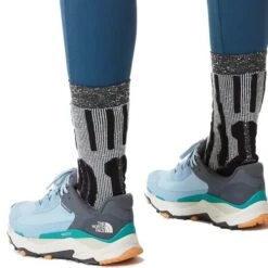 North Face Womens Vectiv Exploris Futurelight Waterproof Walking Shoes - Beta Blue Vandis Grey -Fashion Shoe Store TNF WmsVectivExploris BlueGrey 8 7