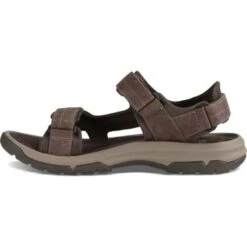 Teva Mens Langdon Leather Walking Sandal - Walnut 10 Teva Mens Langdon Leather Walking Sandal - Walnut -Fashion Shoe Store Teva Langdon Walnut 3 4